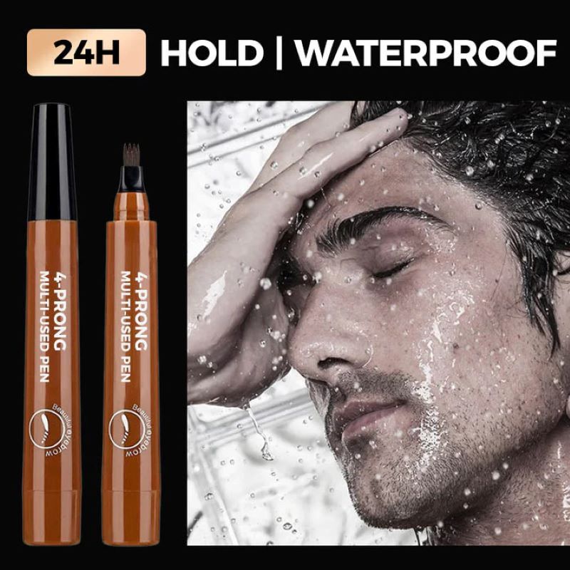 Ultra-Fine Four-Head Long-Lasting Waterproof Microblading Eyebrow Pencil For Natural Brows