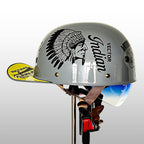 Moto baseballpetstijl helm met DOT- en ECE-certificering