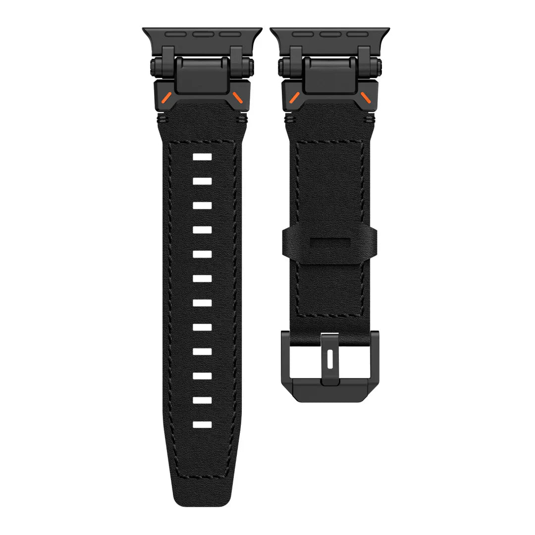 Kenvor Leather Strap with Titanium Connector for Apple Watch | Petprovac
