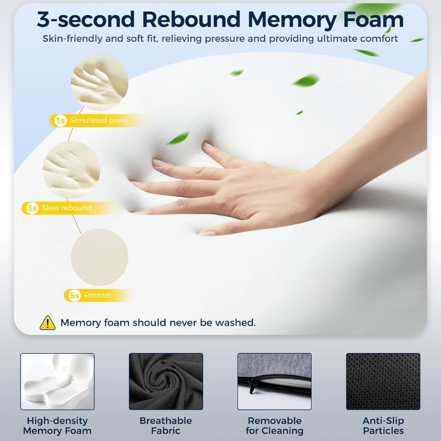 Ergonomic Cocoon Cushion For Posture And Everyday Comfort
