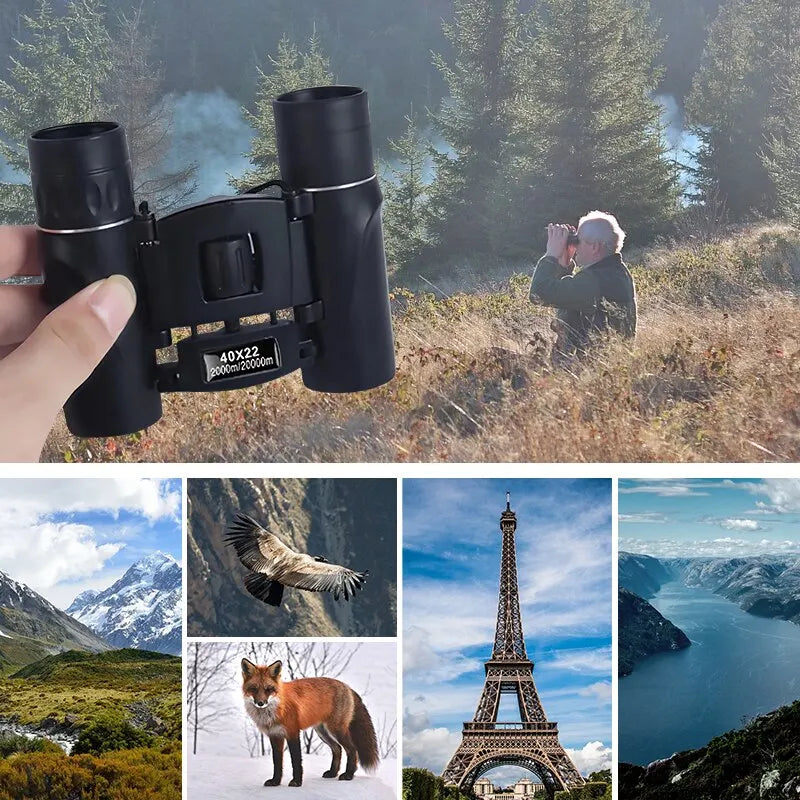 Military HD Pro Binoculars 40x22 for Outdoor Enthusiasts