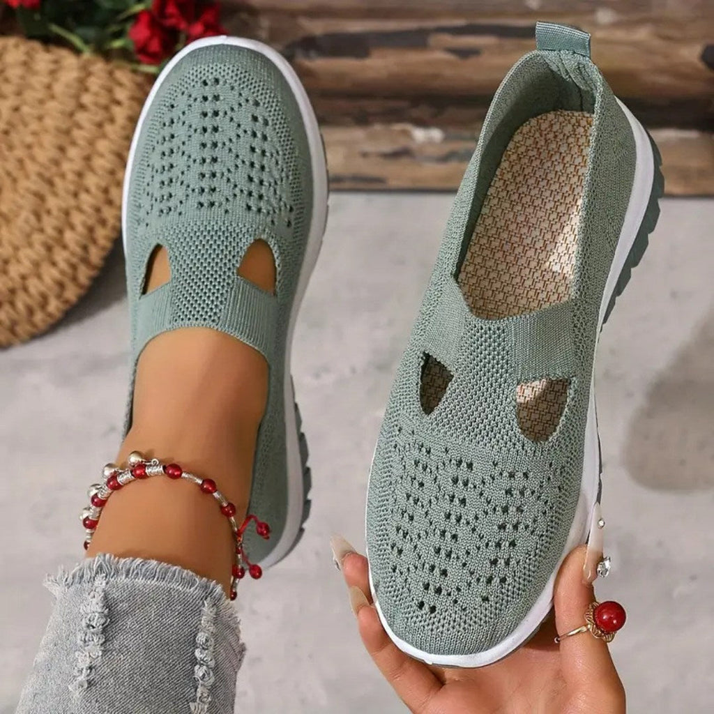 Vellora – Women's Mesh Slip-On Comfort Sneakers