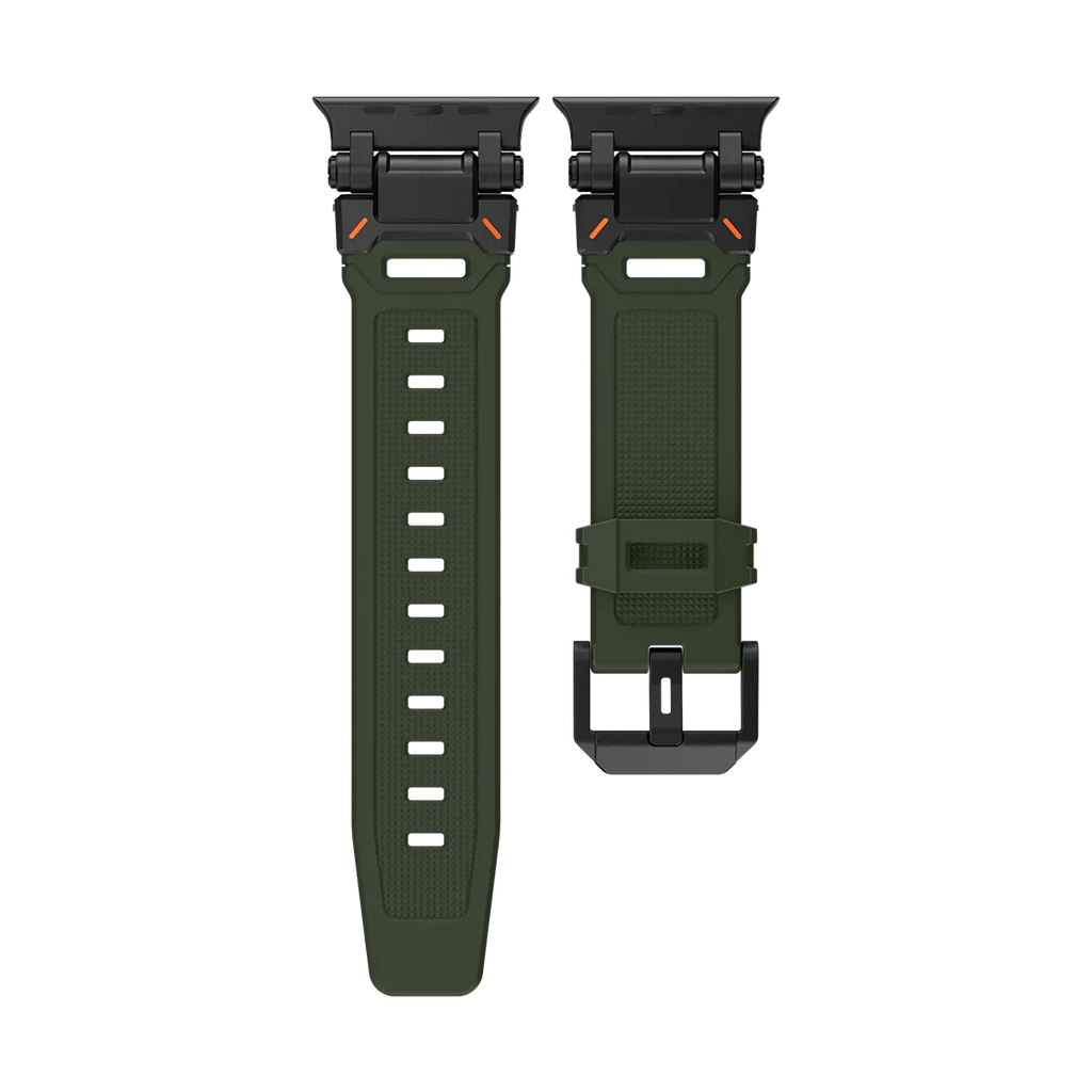 Meron Titanium-Head Silicone Band for Apple Watch | Petprovac