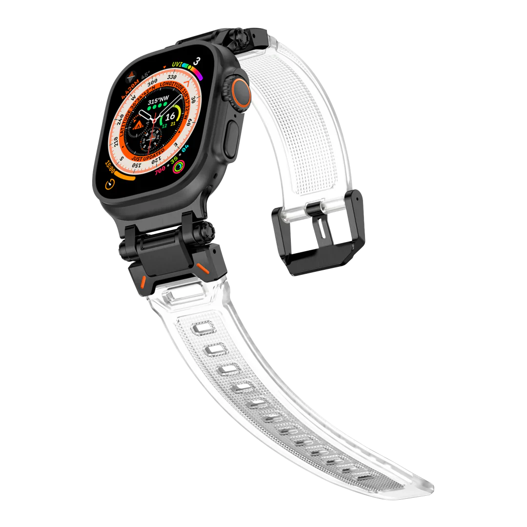 Meron Titanium-Head Silicone Band for Apple Watch | Petprovac