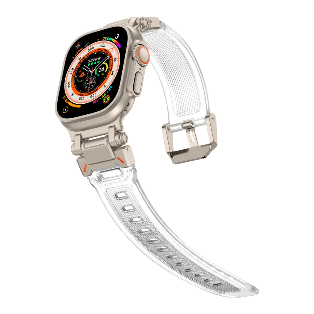 Meron Titanium-Head Silicone Band for Apple Watch | Petprovac