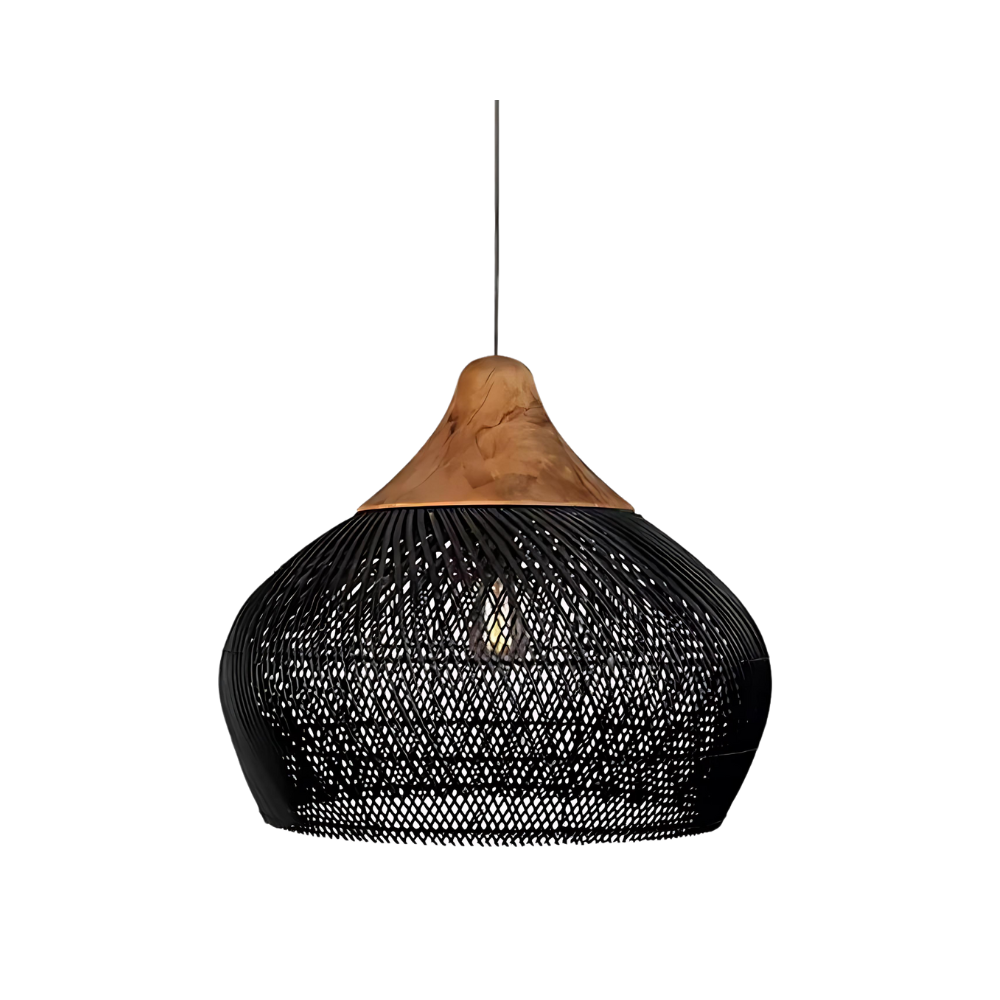 アステラ 手編み籐製 ペンダント照明 ボヘミアン天井用