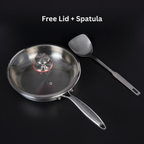 Kuali Menggoreng Nonstick Dalaman Titanium Tulen NovaTi Tiada Salutan Memasak Selamat