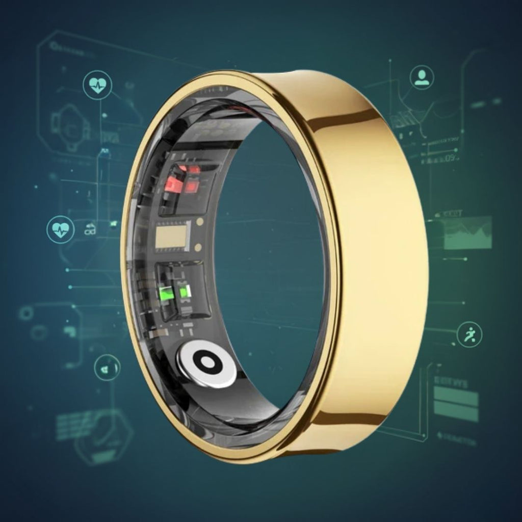 AstraRing Pro Vandtæt Søvn- og Fitness Tracker med Døgnovervågning af Sundhed