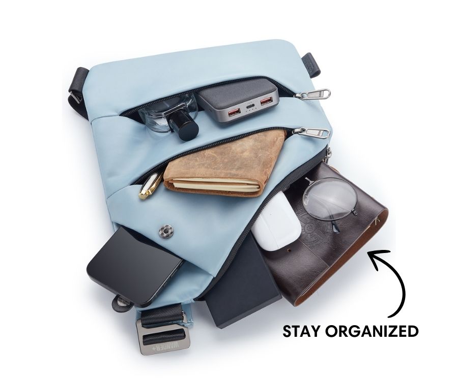Anti-Theft Travel Bag – Hidden Zippers and Front-Facing Security