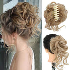 Curly Hair Bun – Clip-in Hair Piece with Volume and Natural Look
