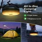 Lanterna da campeggio versatile per esterni con otto modalità di illuminazione