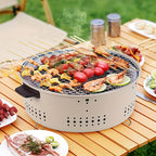 Indoor Grill Smokeless – Griddle with Grease Drain