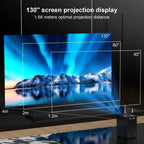 Přenosný 4K WiFi projektor s Androidem pro domácí kino