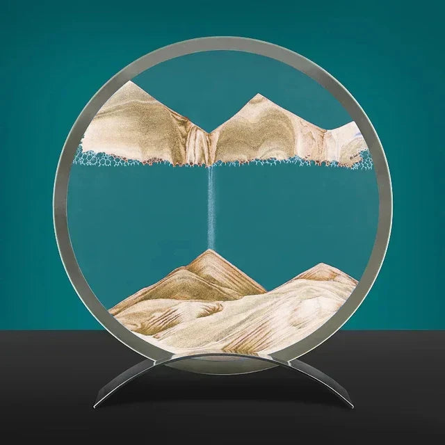 Lámpara Velora Sand Drift con Arte de Arena en Movimiento para Luz Calmante