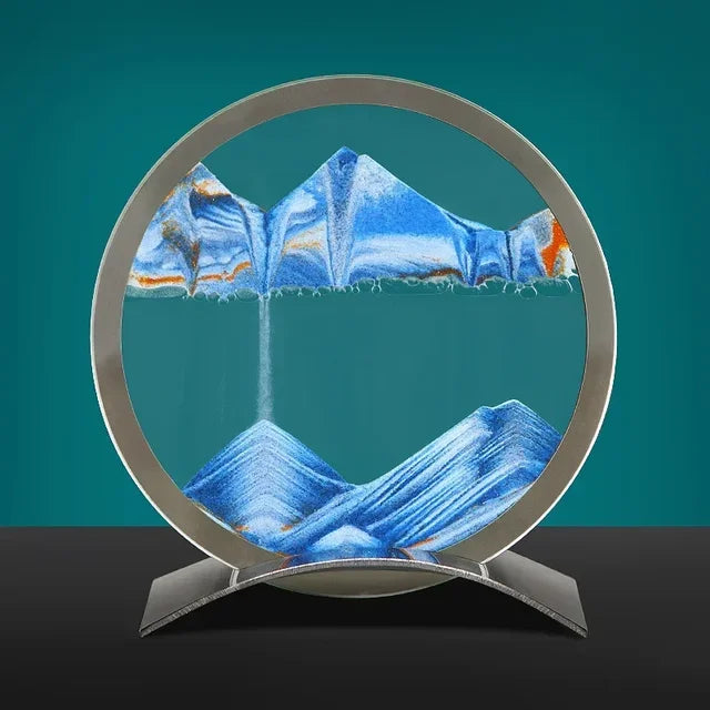 Lámpara Velora Sand Drift con Arte de Arena en Movimiento para Luz Calmante