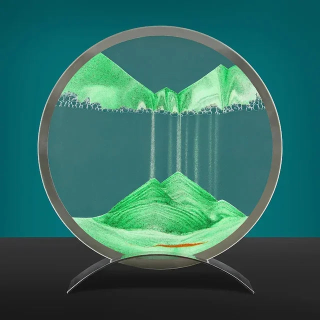 Velora Kum Dalgası Lambası, Huzur Verici Işık İçin Hareketli Kum Sanatıyla