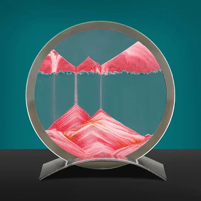 Lámpara Velora Sand Drift con Arte de Arena en Movimiento para Luz Calmante