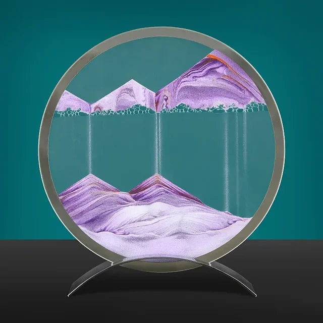 Lámpara Velora Sand Drift con Arte de Arena en Movimiento para Luz Calmante