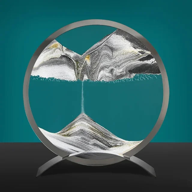 Lámpara Velora Sand Drift con Arte de Arena en Movimiento para Luz Calmante