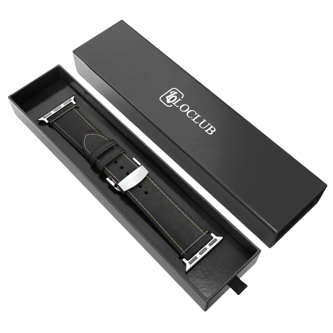 Avelon | Leather Butterfly Clasp Band for Apple Watch | Petprovac