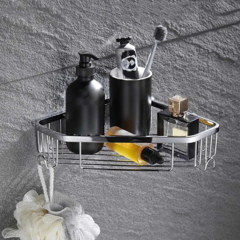 5-piece modern bathroom accessories as single item or in set Polished chrome bathroom set