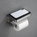 5-piece modern bathroom accessories as single item or in set Polished chrome bathroom set