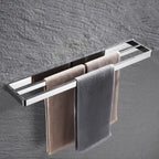 5-piece modern bathroom accessories as single item or in set Polished chrome bathroom set