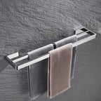 5-piece modern bathroom accessories as single item or in set Polished chrome bathroom set