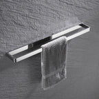 5-piece modern bathroom accessories as single item or in set Polished chrome bathroom set