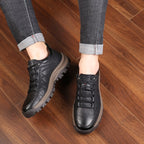 Men’s Orthopedic Leather Shoes | Supportive Comfort