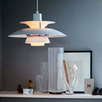 Liora Morandi modern LED hänglampa med skärm stilren