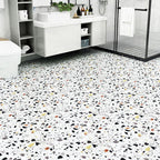 Smooth PVC Floor Covering Peel and Stick Waterproof Square Vinyl Flooring