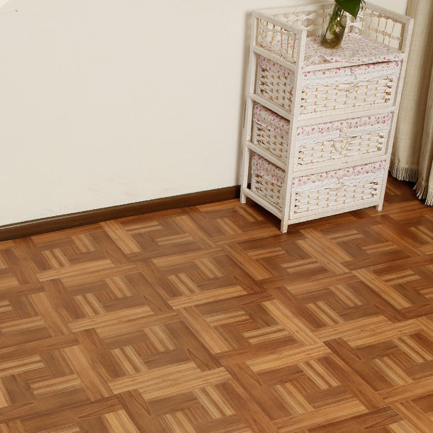 Smooth PVC Floor Covering Peel and Stick Waterproof Square Vinyl Flooring