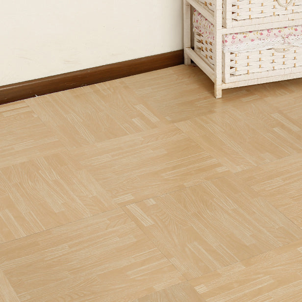 Smooth PVC Floor Covering Peel and Stick Waterproof Square Vinyl Flooring