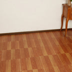 Smooth PVC Floor Covering Peel and Stick Waterproof Square Vinyl Flooring