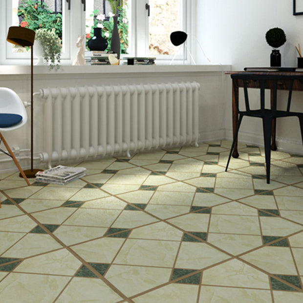 Smooth PVC Floor Covering Peel and Stick Waterproof Square Vinyl Flooring