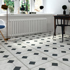 Smooth PVC Floor Covering Peel and Stick Waterproof Square Vinyl Flooring