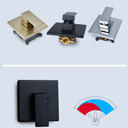 Cascade | Wall-Mounted Single-Handle Waterfall Bathroom Faucet | Petprovac