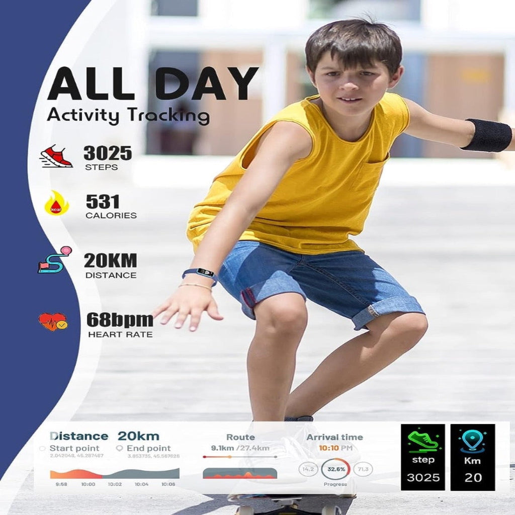 ساعة ذكية للأطفال TrailNova مع نظام تحديد المواقع وجهاز تتبع الخطوات