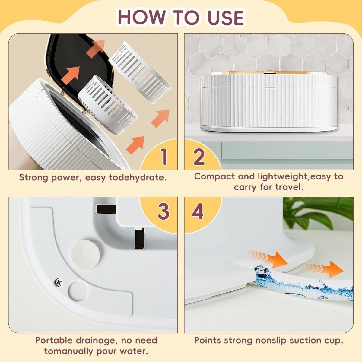 Intelligent Foldable 11L Mini Washing Machine for Travel and Small Households