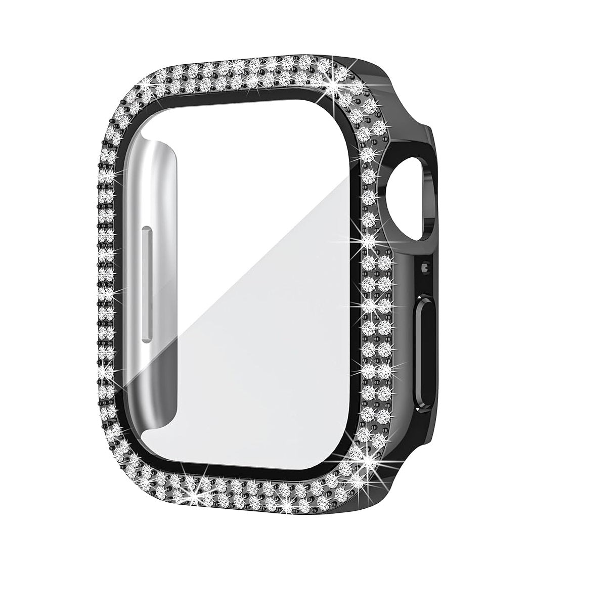 Gehärtetes Glasgehäuse mit Strassakzenten