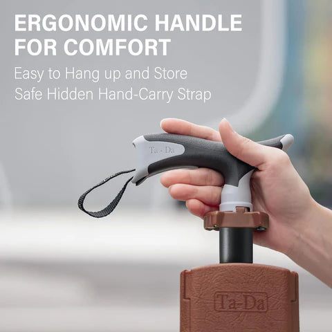 Teleskopická hůl TerraNest s vestavěným sedátkem pro přestávky