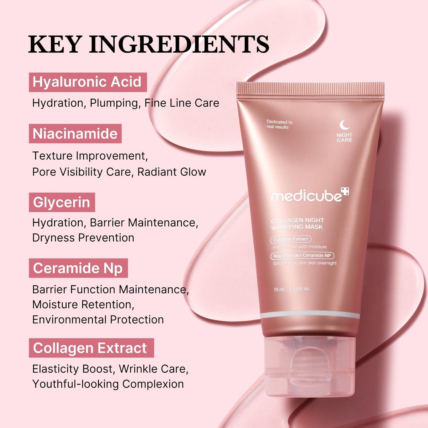 RadiantWrap Night Mask | Overnight Hydration, Firming & Visible Glow by Morning