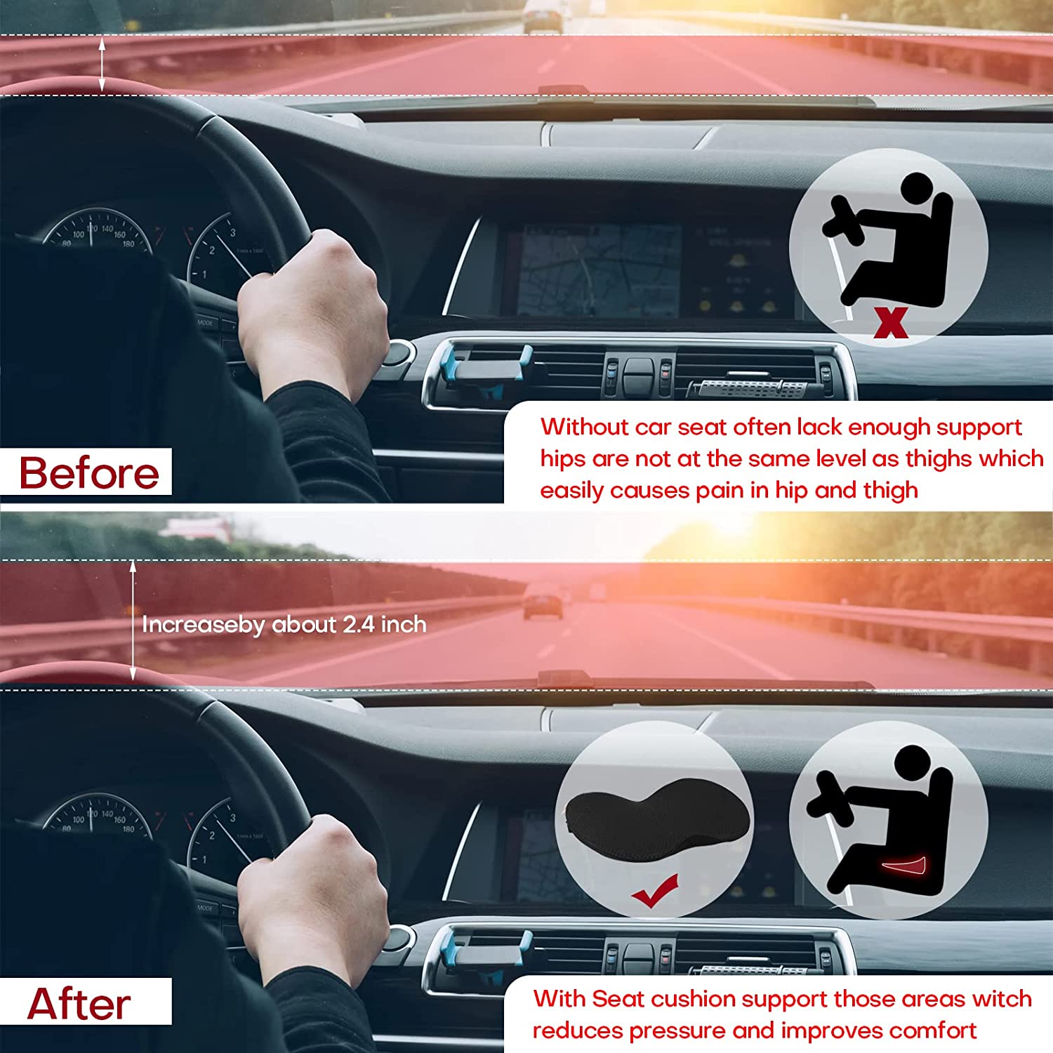 Podsedák do auta pro dospělé | Petprovac