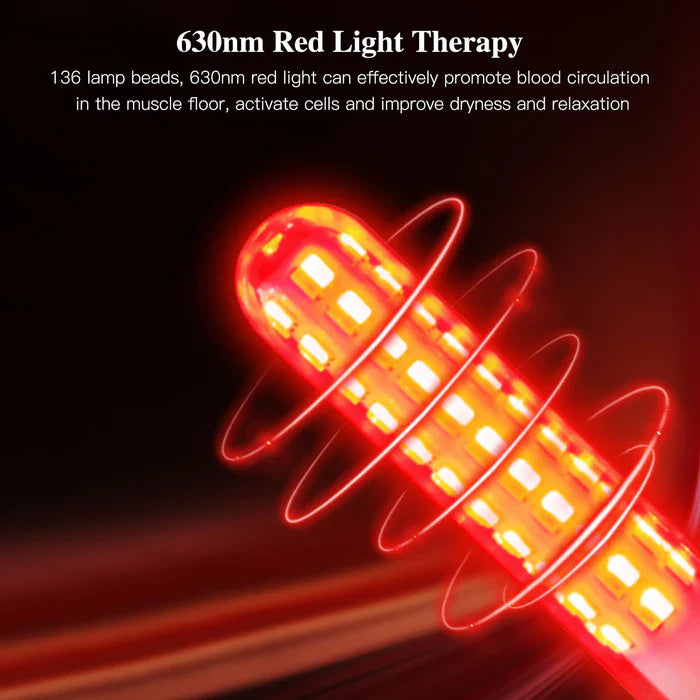 Women's Vibration Light Therapy Wand With Smart Timer