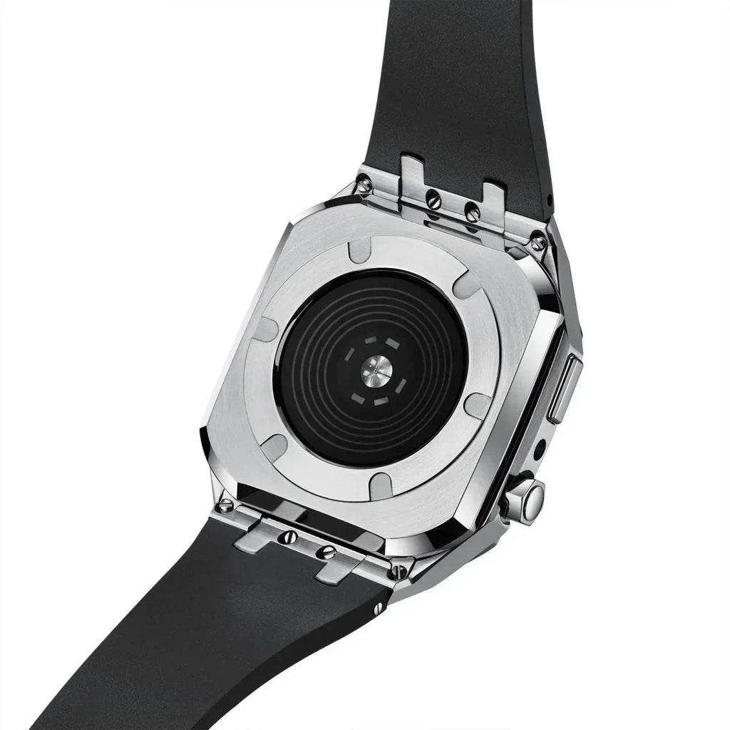 AP9009 Apple Watch Retrofit Kit With Silicone Band And 316L Stainless Steel Case