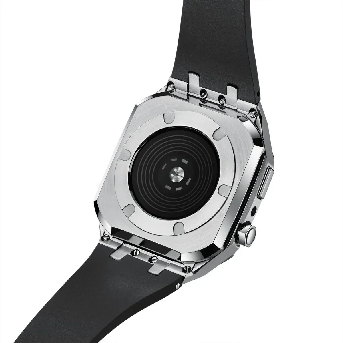 AP9009 Apple Watch Retrofit Kit With Silicone Band And 316L Stainless Steel Case