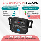 Antibell Neck Band For Small Dogs With Tones And Vibrations