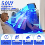 Lampu Penyamak Cahaya Biru dengan Dwi 460nm dan 480nm untuk Kegunaan Seluruh Badan