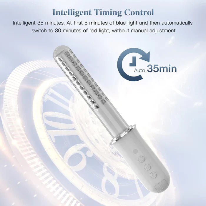 Women's Vibration Light Therapy Wand With Smart Timer